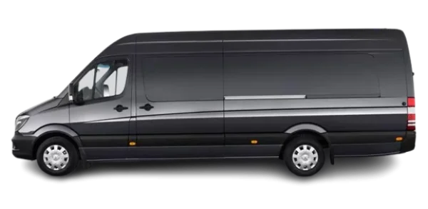 RideMate UK Minibus for Group Transfers RideMate UK minibus service, Mercedes-Benz Sprinter.